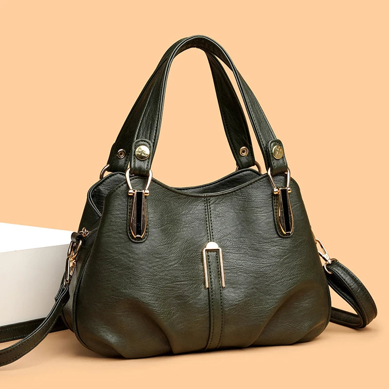 Genuine Brand Leather Women’s Handbag | Luxury Designer Shoulder & Crossbody Bag | Ladies Messenger Tote Purse – Elegant Commuter Style | HollandLuxeGlobal.com Exclusive Collector items