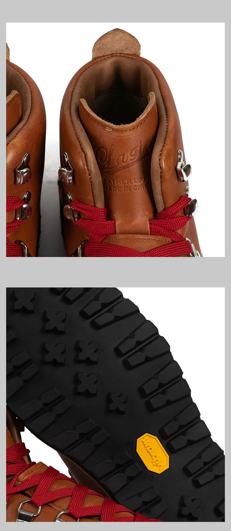 Vintage Men’s Leather Ankle Boots – Retro Mountaineering Lace-Up Outdoor & Casual Shoes | HollandLuxeGlobal.com Exclusive Collector’s Item