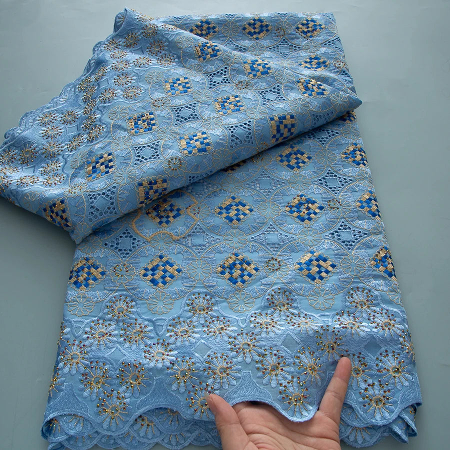 Swiss Voile Lace in Switzerland – Hot Sale High Quality Nigerian Lace Fabric for Sewing Elegant Women’s Evening and Party Dresses | HollandLuxeGlobal.com Exclusive Collector’s Item