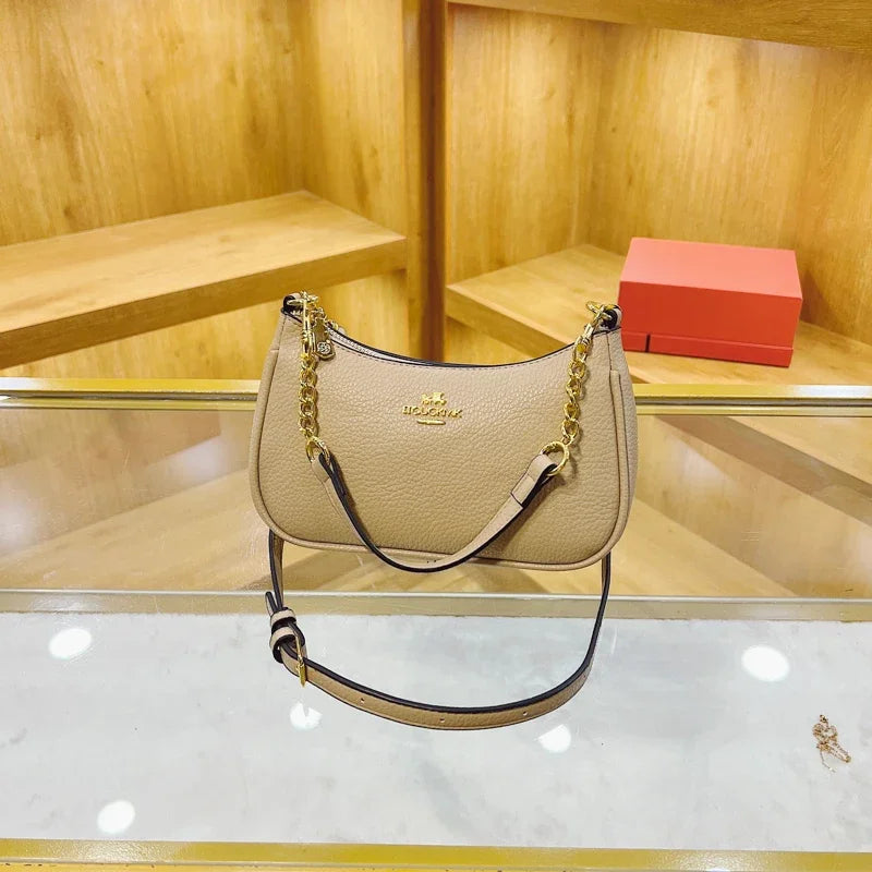 Famous Designer Leather Shoulder Bag for Women | Premium Craftsmanship Classic Tote | Luxe Day-to-Night Fashion Sling Bag | HollandLuxeGlobal.com Exclusive Collector’s Item