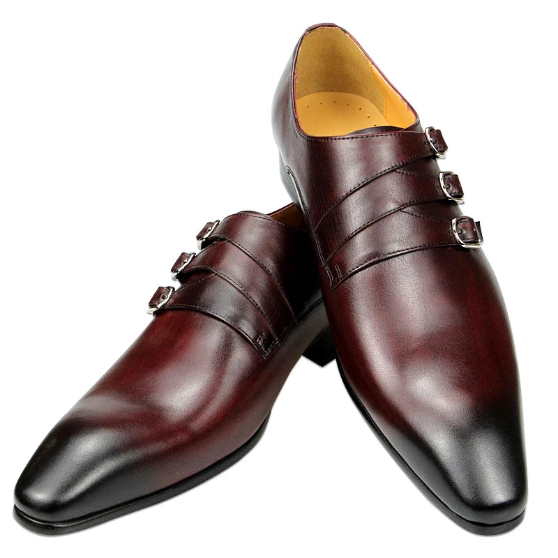 Italian-British Designer Men’s Genuine Leather Loafers | Luxury Pointed Toe Business & Casual Dress Shoes | HollandLuxeGlobal.com Exclusive Collector’s Item