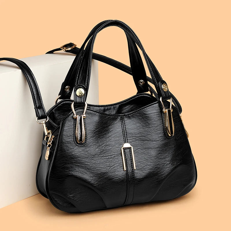 Genuine Brand Leather Women’s Handbag | Luxury Designer Shoulder & Crossbody Bag | Ladies Messenger Tote Purse – Elegant Commuter Style | HollandLuxeGlobal.com Exclusive Collector items