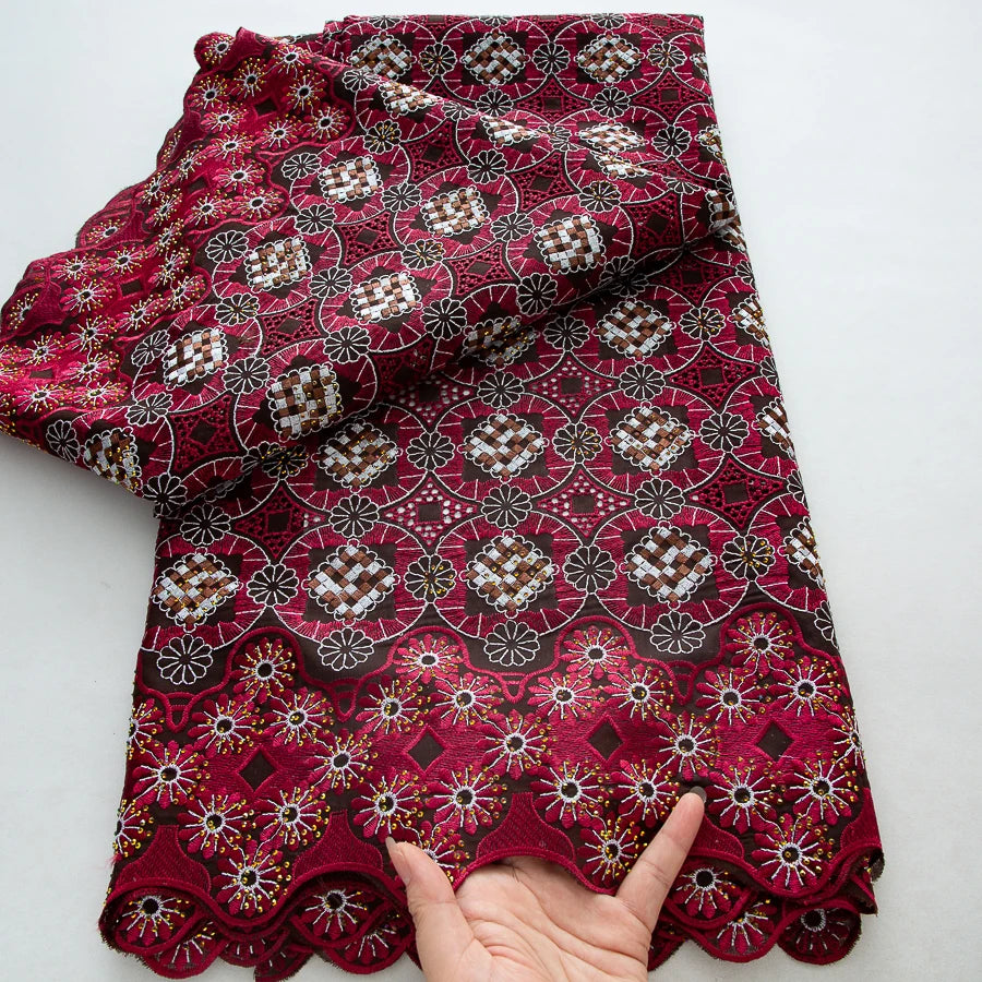 Swiss Voile Lace in Switzerland – Hot Sale High Quality Nigerian Lace Fabric for Sewing Elegant Women’s Evening and Party Dresses | HollandLuxeGlobal.com Exclusive Collector’s Item