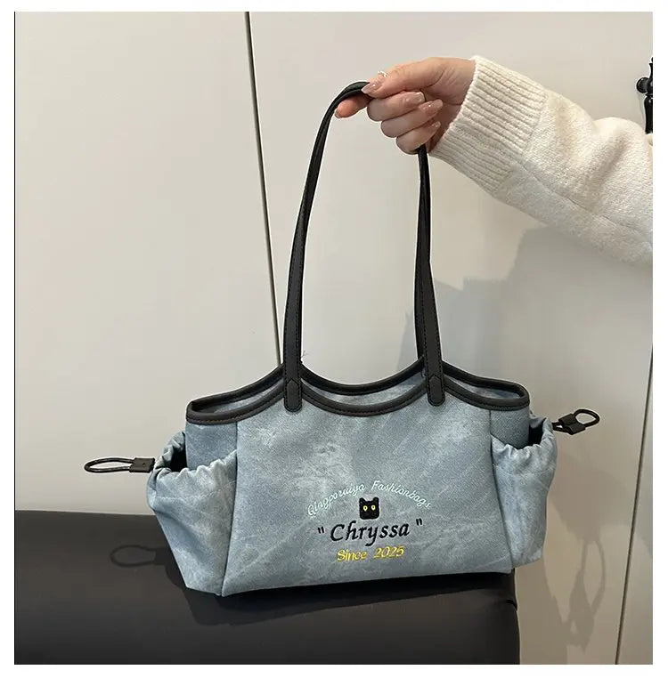 High-End Women’s Tote Bag – Genuine Leather Luxury Handbag with Trendy Commuter Design by a Famous Stylish Designer | HollandLuxeGlobal.com Exclusive Collector’s Item