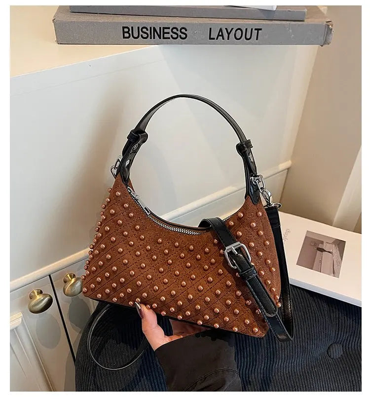 Modern Crocodile Embossed Bag For Women With Exotic Texture And Premium Leather For Luxury Style