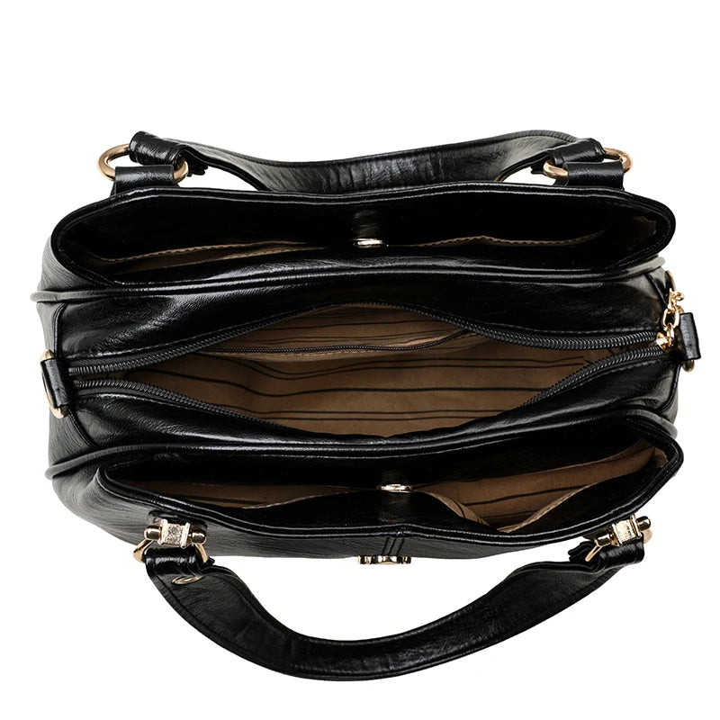 Genuine Brand Leather Women’s Handbag | Luxury Designer Shoulder & Crossbody Bag | Ladies Messenger Tote Purse – Elegant Commuter Style | HollandLuxeGlobal.com Exclusive Collector items