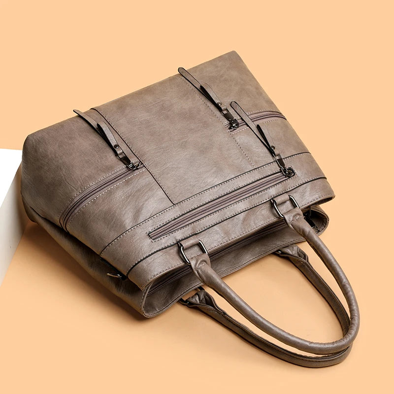 Elegant Leather Handbag for Women | High-Quality Top-Handle Tote | Luxury Designer Shoulder & Crossbody Bag | Casual Chic Bolso Marca de Lujo | HollandLuxeGlobal.com Exclusive Collector’s Item