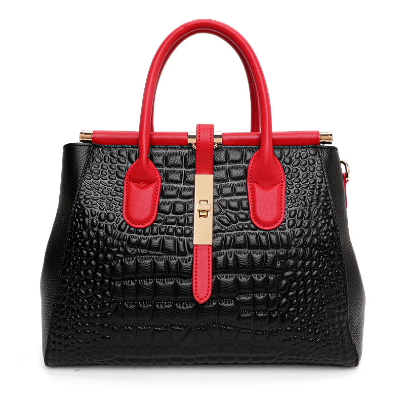 Elevate your everyday look with this New Crocodile Pattern Women’s Handbag, crafted from luxury cowhide leather. Fashionable, trendy, and spacious — the perfect commuter shoulder bag for modern women.

hollandluxeglobal.c