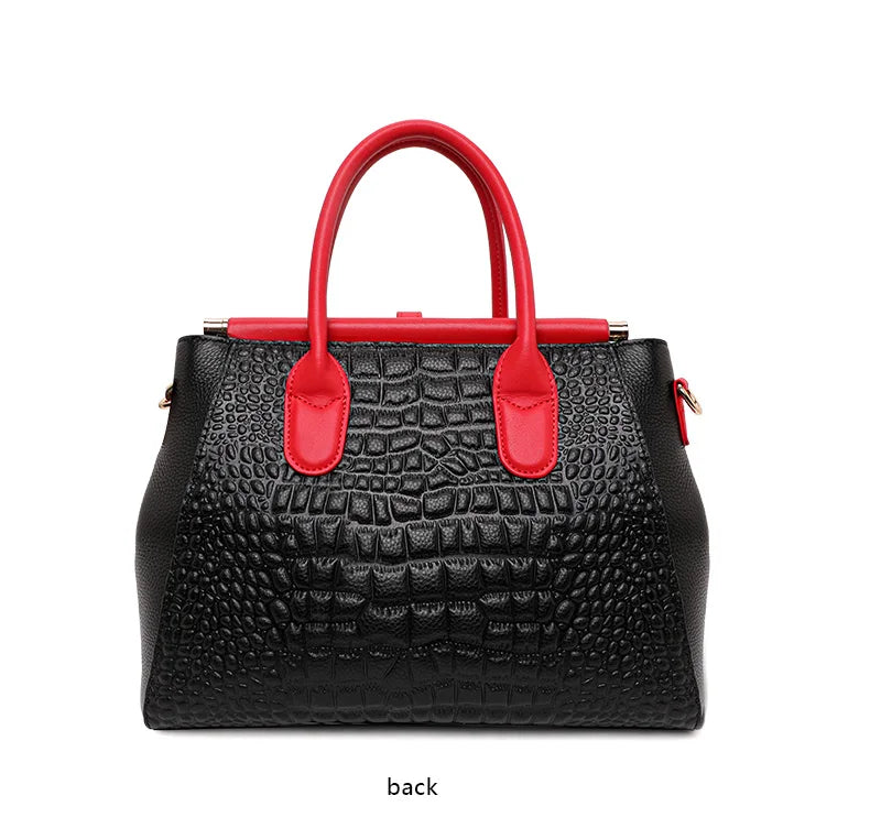 Elevate your everyday look with this New Crocodile Pattern Women’s Handbag, crafted from luxury cowhide leather. Fashionable, trendy, and spacious — the perfect commuter shoulder bag for modern women.

hollandluxeglobal.c