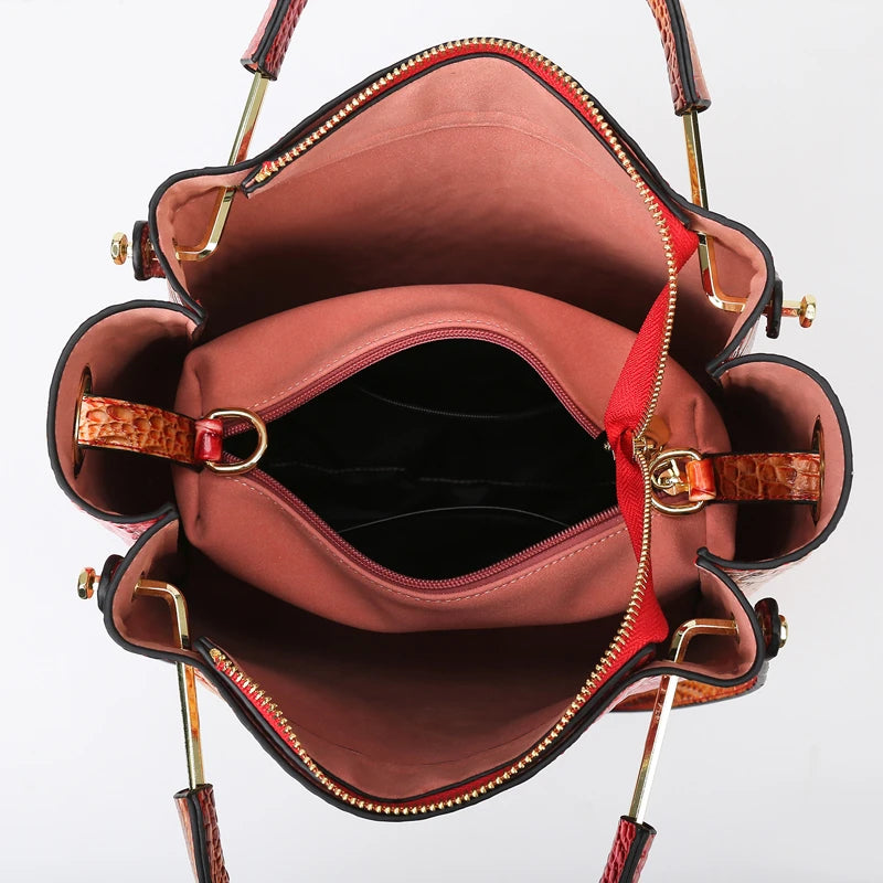 Boutique Premium Edition (for Exclusive Collection)
Luxury Crocodile Skin Leather Handbag for Women – Large-Capacity Designer Shoulder Tote | HollandLuxeGlobal.com Exclusive