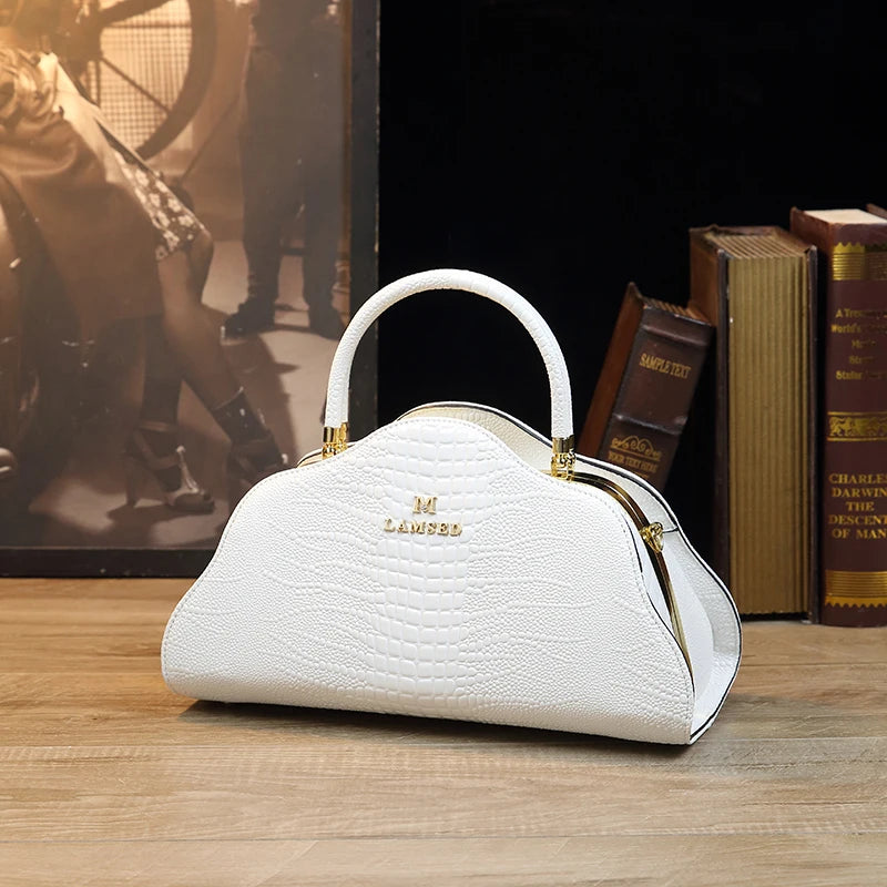 2022 Crocodile Leather Designer Handbag – Exquisite Genuine Leather Luxury Tote for Women | HollandLuxeGlobal.com Exclusive Collector’s Item