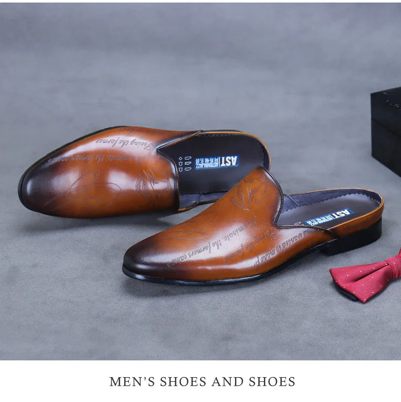 Boutique Premium Edition (for Exclusive Collection)
Italian Luxury Men’s Leather Slippers – Handmade Non-Slip Moccasins for Summer Elegance | HollandLuxeGlobal.com Exclusive