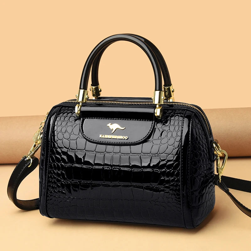 Luxury Designer Crocodile Pattern Women’s Bag – High Quality Leather Crossbody & Shoulder Tote for Elegant Casual Style | HollandLuxeGlobal.com Exclusive Collector’s Item