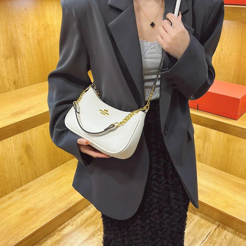 Famous Designer Leather Shoulder Bag for Women | Premium Craftsmanship Classic Tote | Luxe Day-to-Night Fashion Sling Bag | HollandLuxeGlobal.com Exclusive Collector’s Item