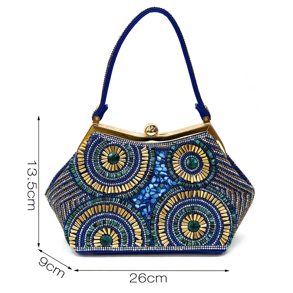 HollandLuxeGlobal.com Exclusive Premium Collectors Item – Elegant Italian Design Women’s Party Shoes with Matching Handbag, Stylish Heels & Bag Set for African Weddings & Special