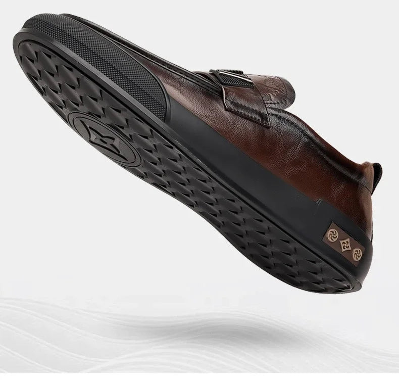 Designer British Style Men’s Luxury Leather Loafers | Soft Sole Fashion Casual & Dress Shoes for Spring and Summer | HollandLuxeGlobal.com Exclusive Collector’s Item