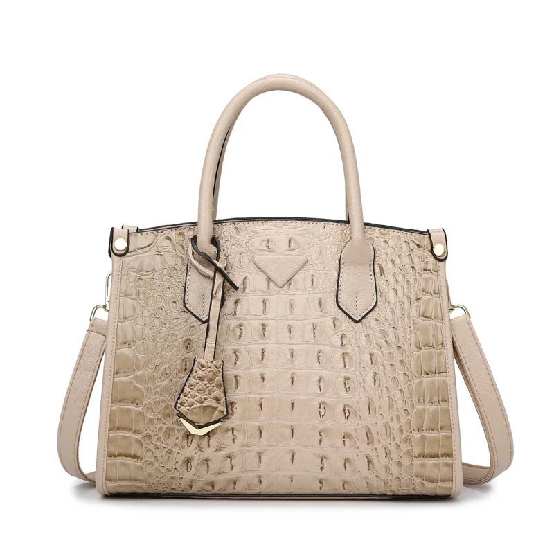Women’s Large Top-Handle Vintage Crocodile Designer Shoulder Bag – Premium Quality Leather Crossbody & Messenger Handbag | HollandLuxeGlobal.com Exclusive Collector’s Item
