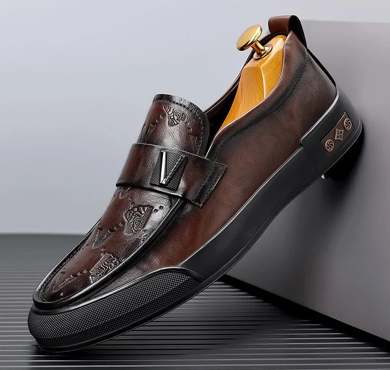 Designer British Style Men’s Luxury Leather Loafers | Soft Sole Fashion Casual & Dress Shoes for Spring and Summer | HollandLuxeGlobal.com Exclusive Collector’s Item