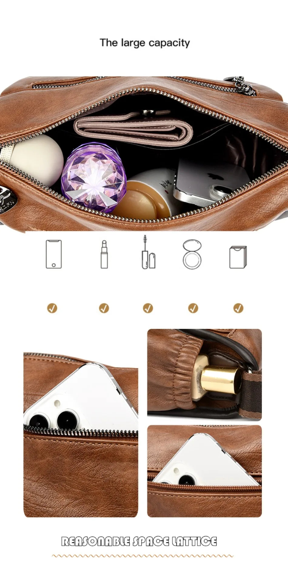 Luxury Designer Handbag for Women – 2024 Soft Leather Shoulder & Crossbody Tote, Elegant Ladies Casual Messenger Bag | HollandLuxeGlobal.com Exclusive Collector’s Item