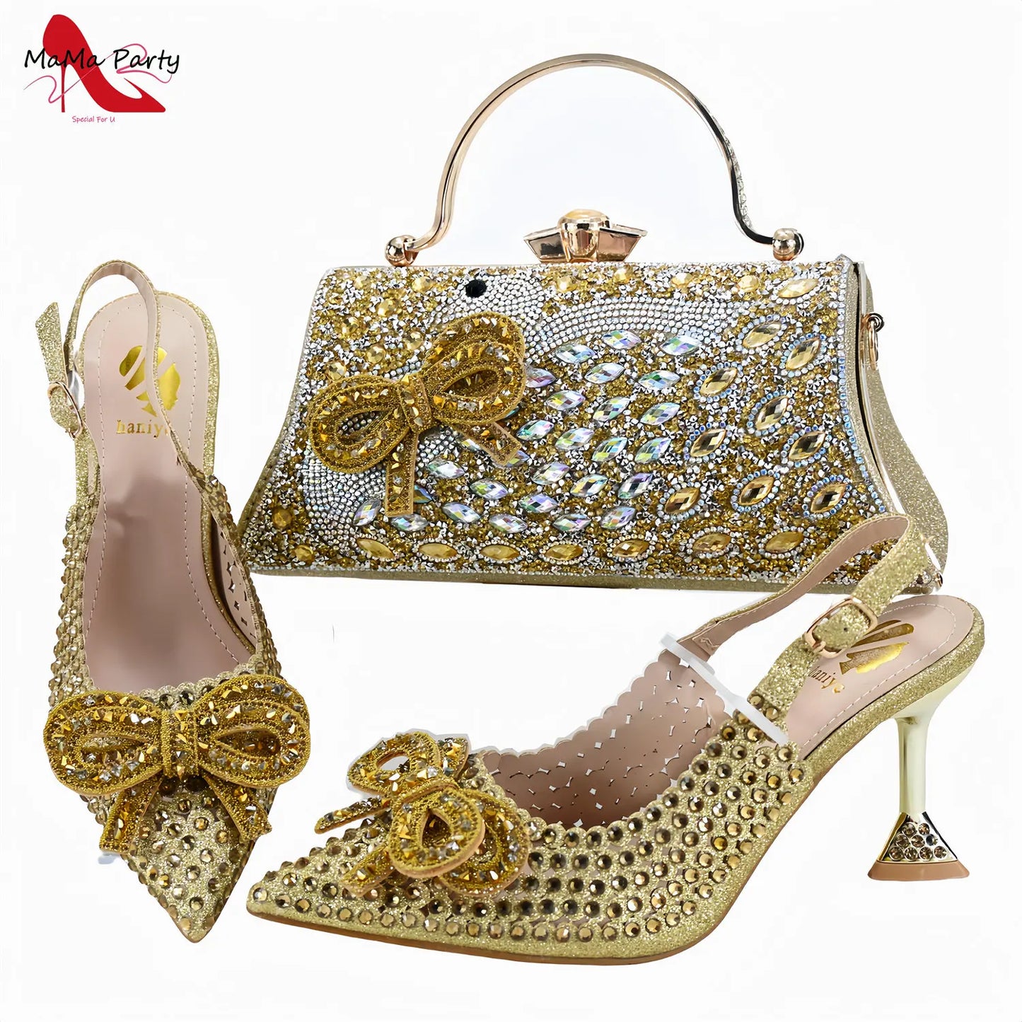 Holland Luxe Global Exclusive – Italian-Design Royal Blue Shoes & Bag Set with Appliques | Collector’s Edition This isn’t just another shoes & bag set. It’s a rare ensemble that combines Italian design heritage, craft