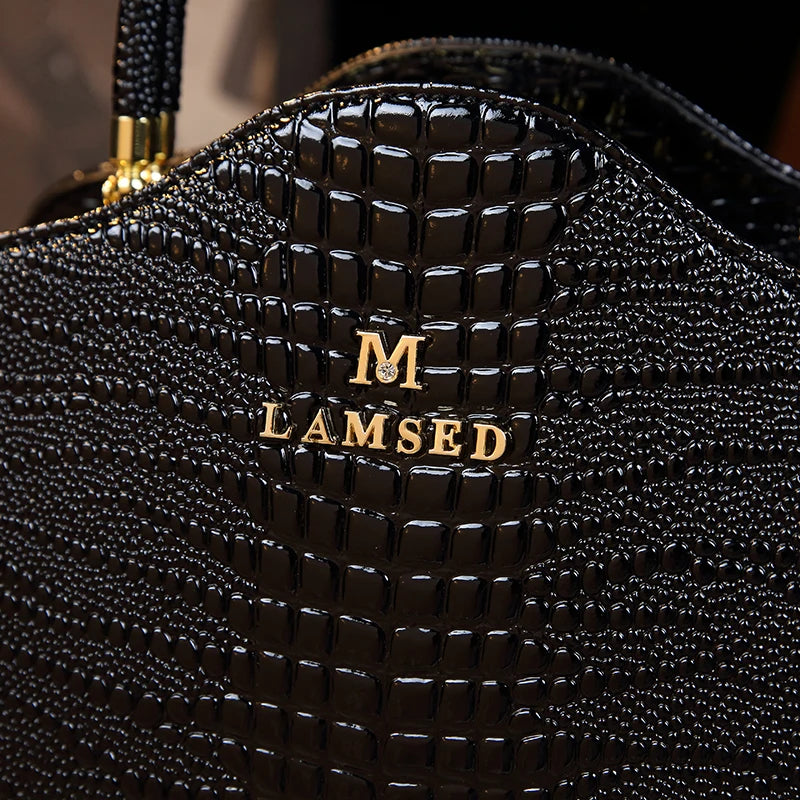 2022 Crocodile Leather Designer Handbag – Exquisite Genuine Leather Luxury Tote for Women | HollandLuxeGlobal.com Exclusive Collector’s Item