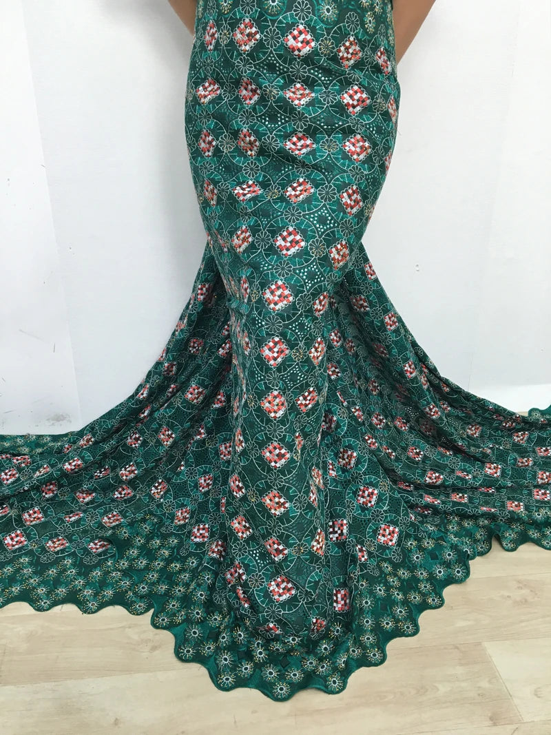 Swiss Voile Lace in Switzerland – Hot Sale High Quality Nigerian Lace Fabric for Sewing Elegant Women’s Evening and Party Dresses | HollandLuxeGlobal.com Exclusive Collector’s Item