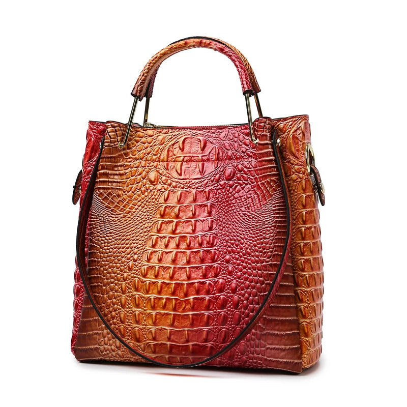 Boutique Premium Edition (for Exclusive Collection)
Luxury Crocodile Skin Leather Handbag for Women – Large-Capacity Designer Shoulder Tote | HollandLuxeGlobal.com Exclusive