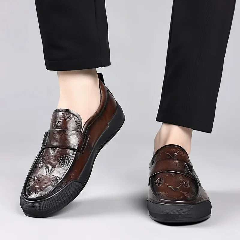 Designer British Style Men’s Luxury Leather Loafers | Soft Sole Fashion Casual & Dress Shoes for Spring and Summer | HollandLuxeGlobal.com Exclusive Collector’s Item