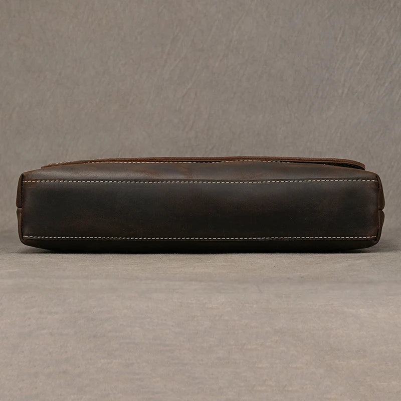 Men’s High-Quality Genuine Leather Shoulder Bag – Cowhide Crossbody Work & Messenger Bag for Daily Business and Casual Elegance | HollandLuxeGlobal.com Exclusive Collector’s Item
