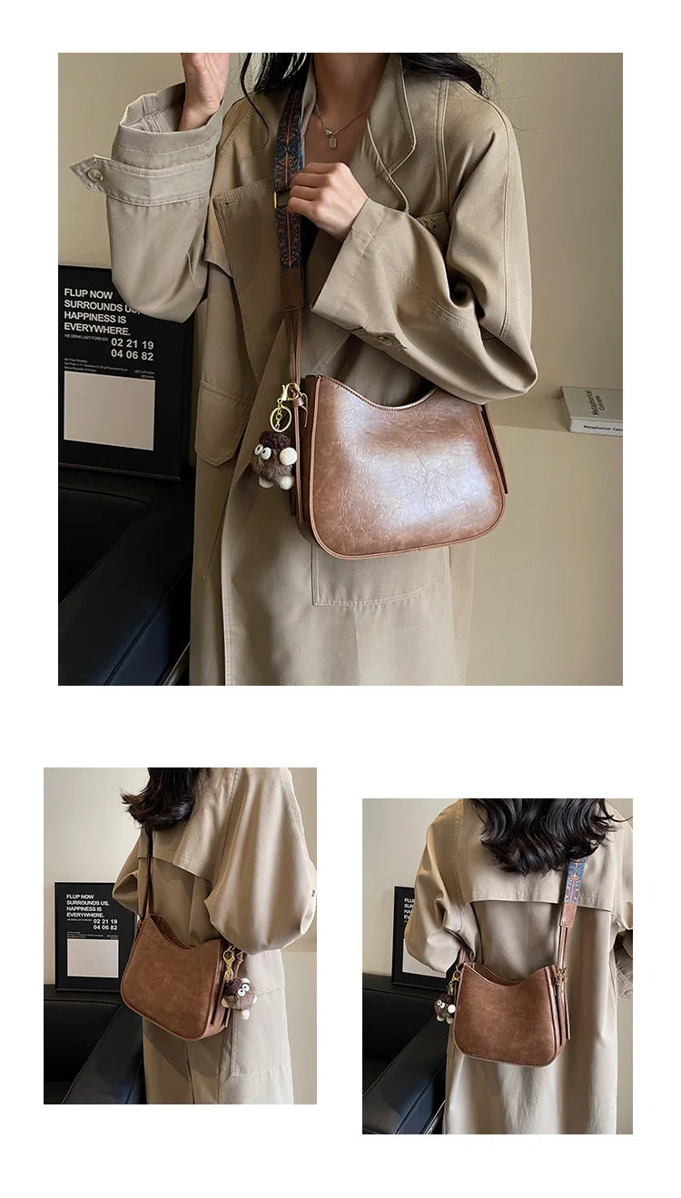 2025 New! Luxury French-Style Niche Designer Crossbody Bag for Women | INS-Inspired Versatile Shoulder Bag | HollandLuxeGlobal.com Exclusive Collector’s Item