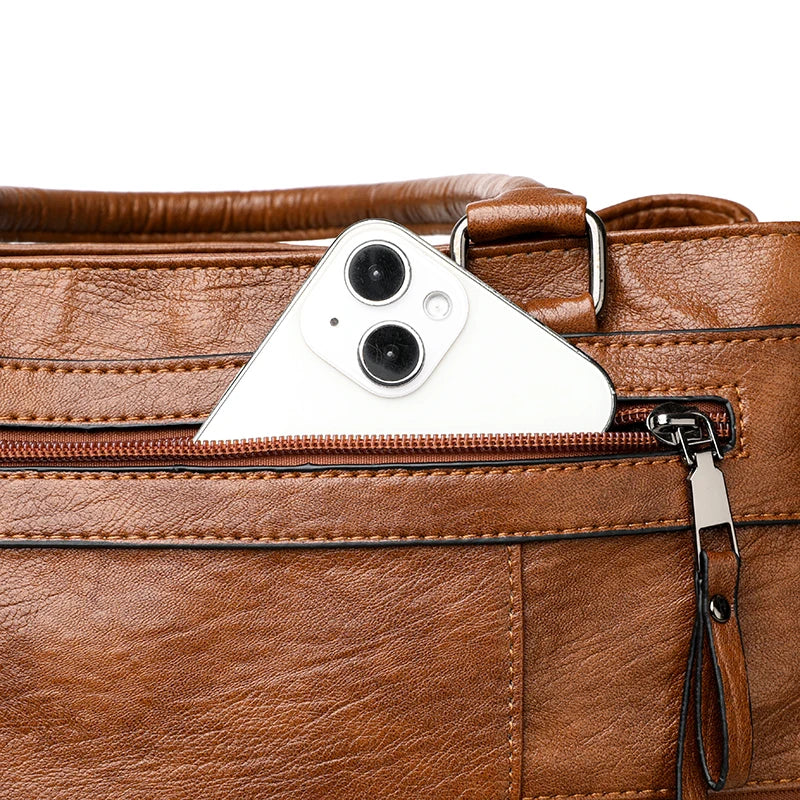 Elegant Leather Handbag for Women | High-Quality Top-Handle Tote | Luxury Designer Shoulder & Crossbody Bag | Casual Chic Bolso Marca de Lujo | HollandLuxeGlobal.com Exclusive Collector’s Item