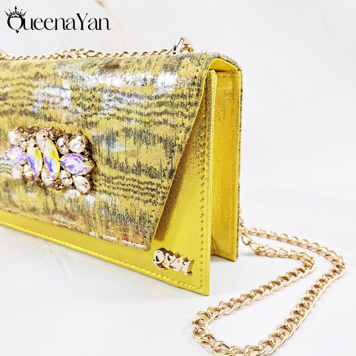 New Women High-Heel Shoes Elegant Wine Rhinestone Metallic Diamond Accents Paired with Matching Handbag Exquisite Special-Material | HollandLuxeGlobal.com Exclusive Collector’s Item