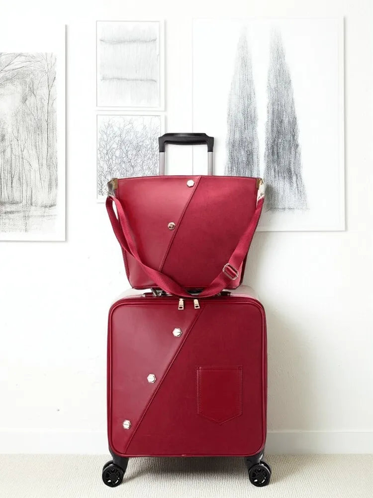 Women’s Wedding Luggage Suitcase – Carry-On Trolley with Wheels, Lightweight Travel Bag for Air Travel and Business Trips | HollandLuxeGlobal.com Exclusive Collector’s Item