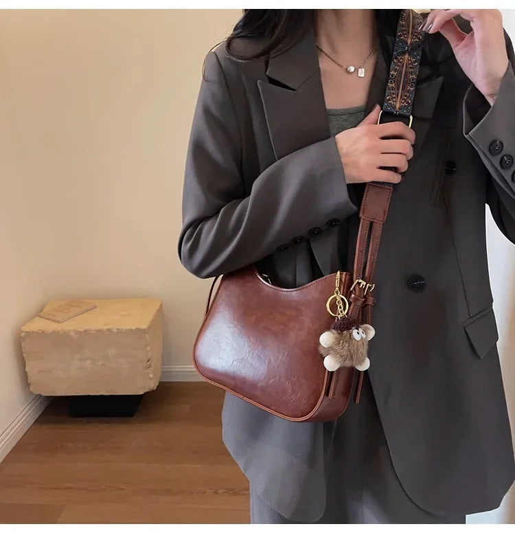 2025 New! Luxury French-Style Niche Designer Crossbody Bag for Women | INS-Inspired Versatile Shoulder Bag | HollandLuxeGlobal.com Exclusive Collector’s Item