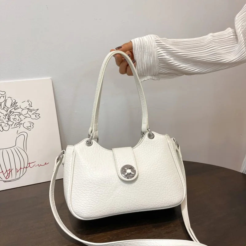 Designer Women's Handbag In High-Quality Leather With Embroidery Detail Elegant Look For Special Occasions Gift