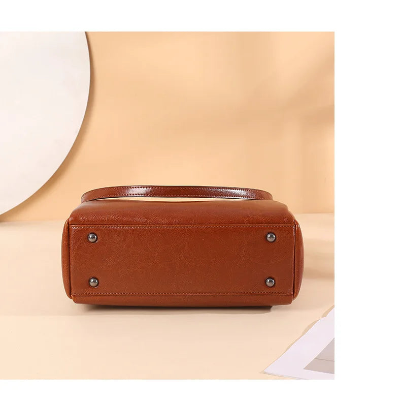 Boutique Premium Edition (for Exclusive Collection)
Luxury 100% Cowhide Leather Shoulder Bag for Women – Large-Capacity Tote & Crossbody Commuter Handbag | HollandLuxeGlobal.com Exclusive