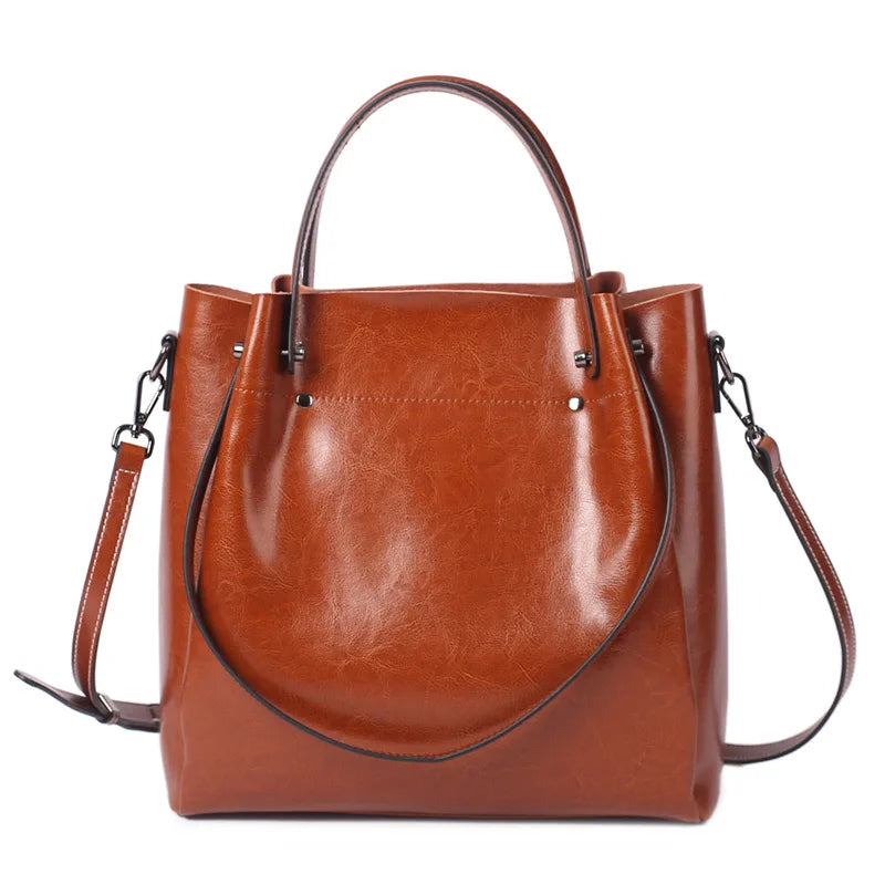 Boutique Premium Edition (for Exclusive Collection)
Luxury 100% Cowhide Leather Shoulder Bag for Women – Large-Capacity Tote & Crossbody Commuter Handbag | HollandLuxeGlobal.com Exclusive