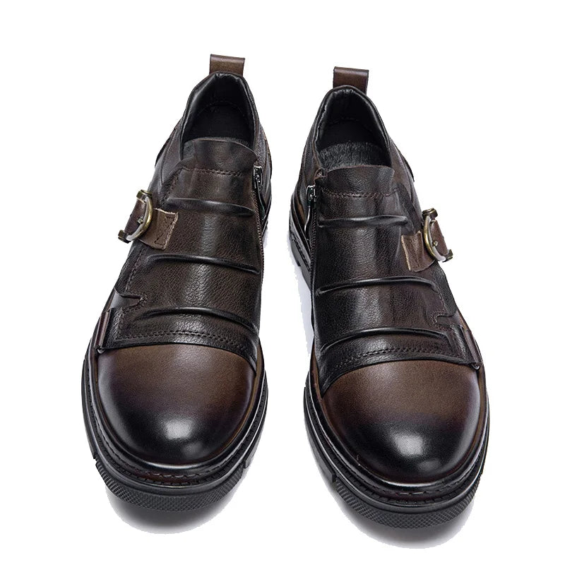 Step into refined sophistication with these Luxury Genuine Leather Men’s Shoes, crafted for comfort, durability, and timeless style. Perfect for business, social events, or casual wear — handmade for the modern gentleman.