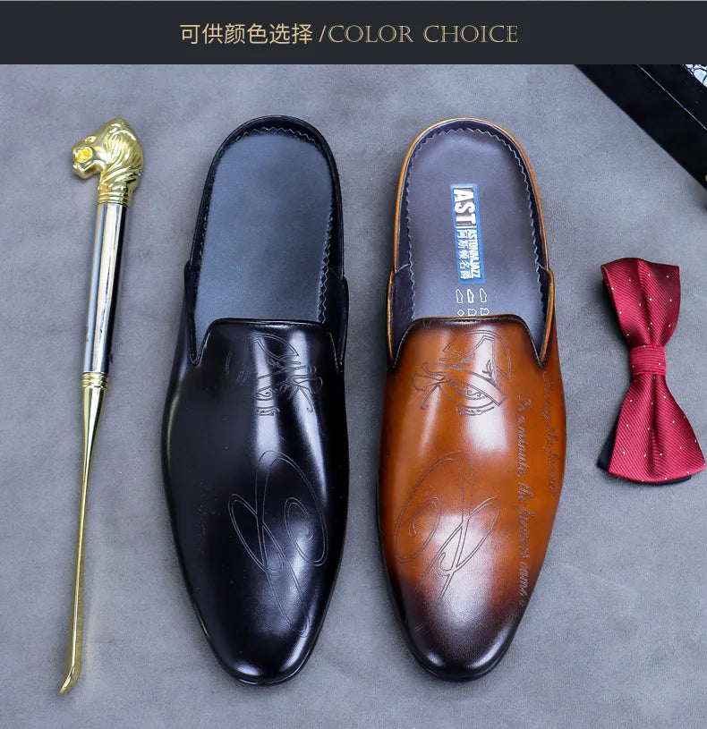 Boutique Premium Edition (for Exclusive Collection)
Italian Luxury Men’s Leather Slippers – Handmade Non-Slip Moccasins for Summer Elegance | HollandLuxeGlobal.com Exclusive