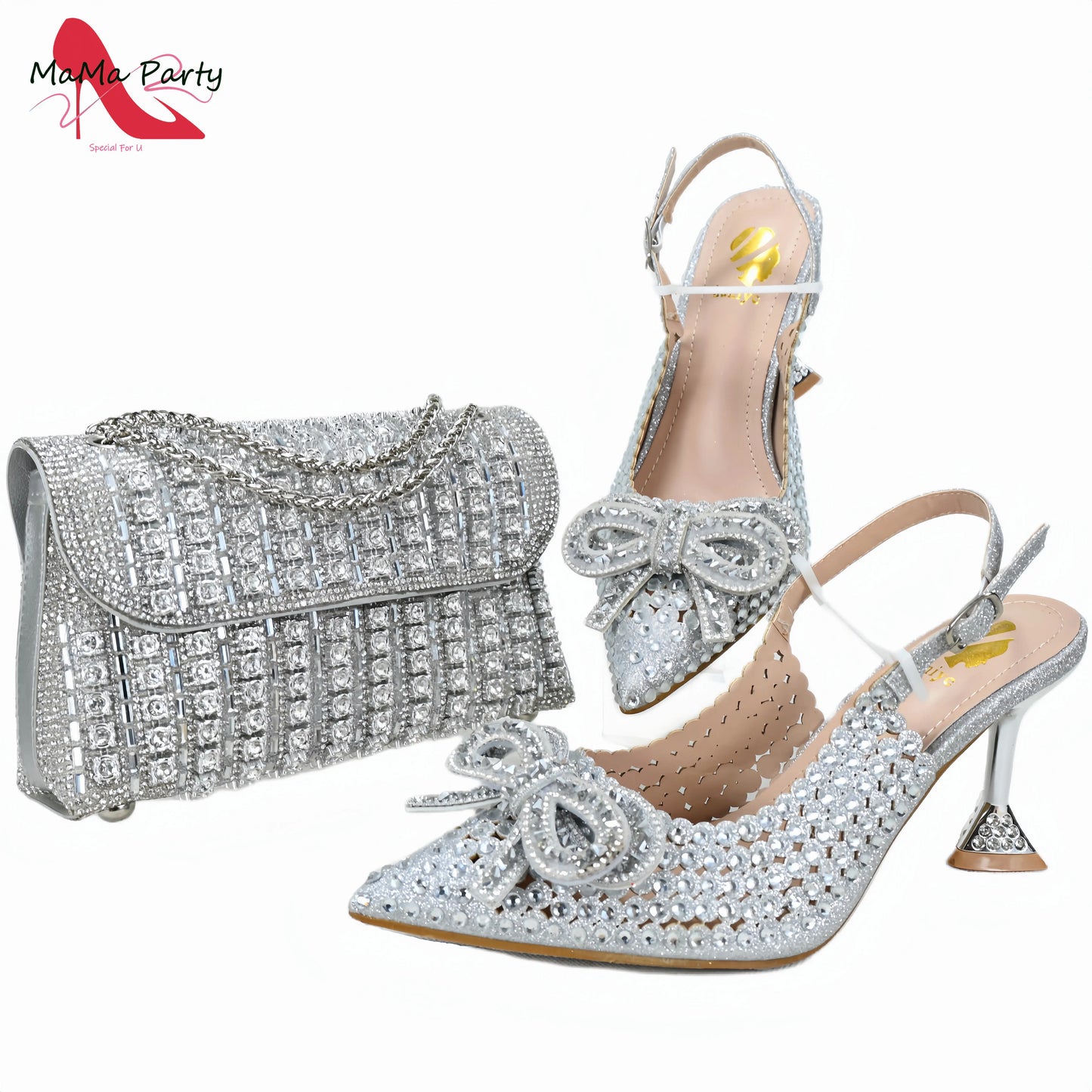 Holland Luxe Global Exclusive – Italian-Design Royal Blue Shoes & Bag Set with Appliques | Collector’s Edition This isn’t just another shoes & bag set. It’s a rare ensemble that combines Italian design heritage, craft