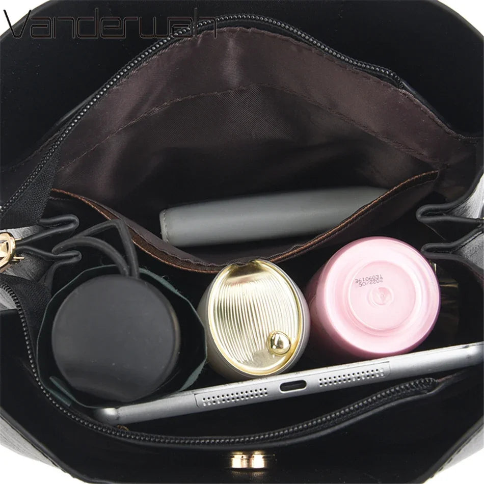 Step into timeless elegance with this Genuine Brand Leather Tote Bag, a luxury designer handbag crafted from high-quality leather. Perfect as a ladies crossbody or handbag, designed for women who appreciate quality