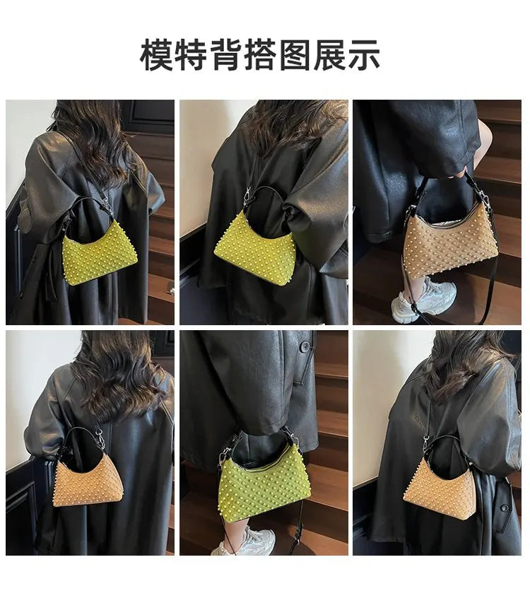 Modern Crocodile Embossed Bag For Women With Exotic Texture And Premium Leather For Luxury Style