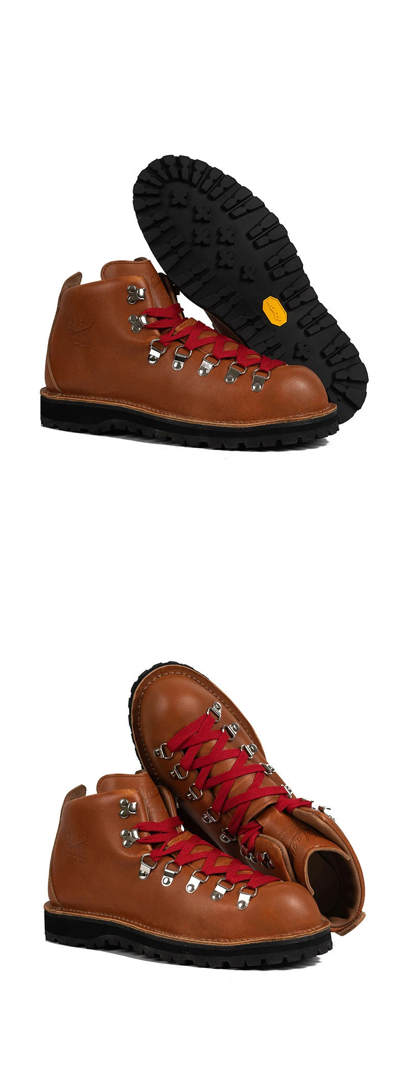 Vintage Men’s Leather Ankle Boots – Retro Mountaineering Lace-Up Outdoor & Casual Shoes | HollandLuxeGlobal.com Exclusive Collector’s Item