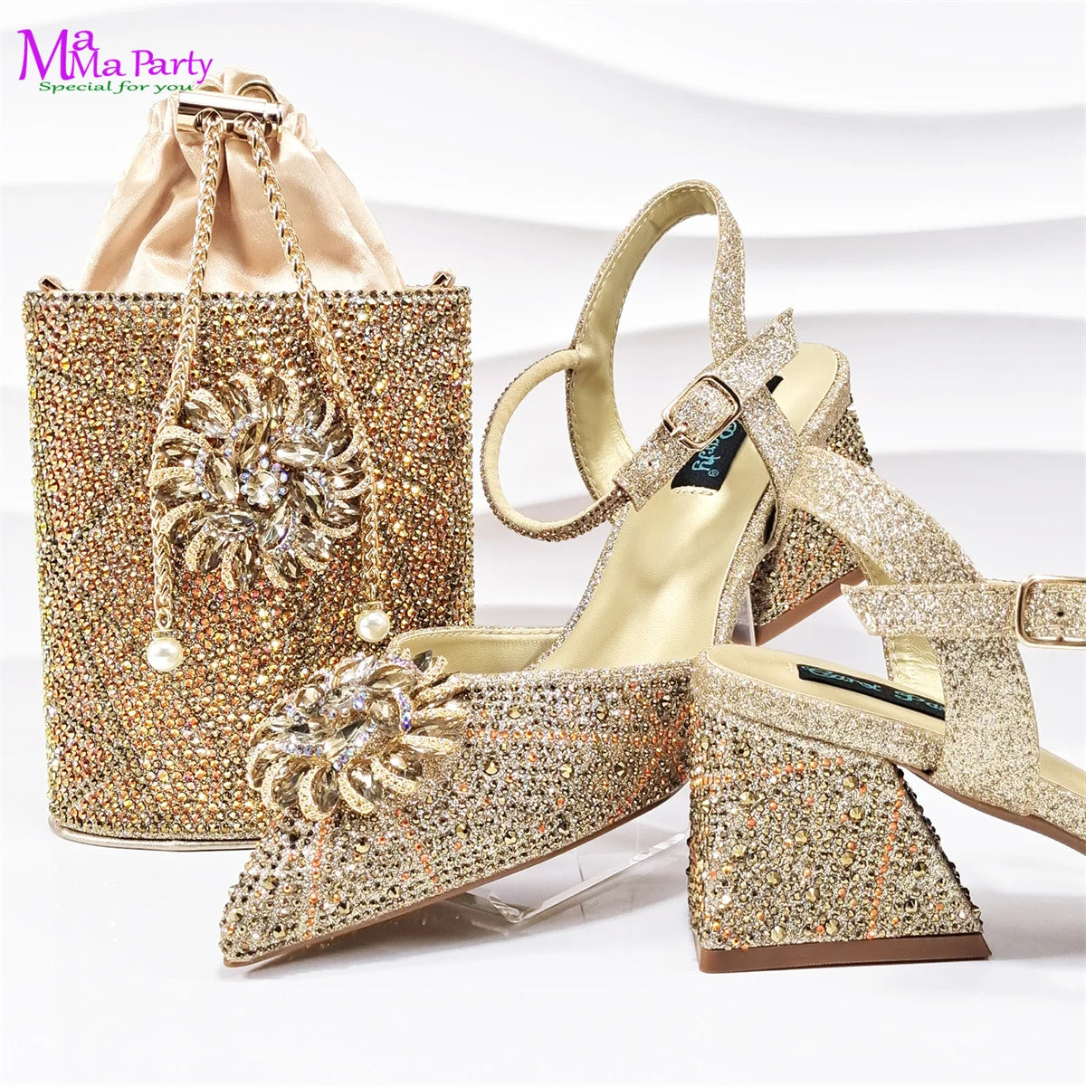 Boutique Premium Edition (for Exclusive Collection)
2025 Luxury African Design Shoes and Matching Bag Set in Coffee – Elegant Pointed Toe Pumps for Weddings & Special Occasions | HollandLuxeGlobal.com Exclusive