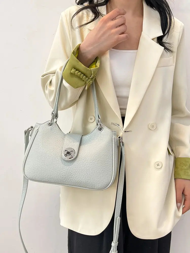 Designer Women's Handbag In High-Quality Leather With Embroidery Detail Elegant Look For Special Occasions Gift