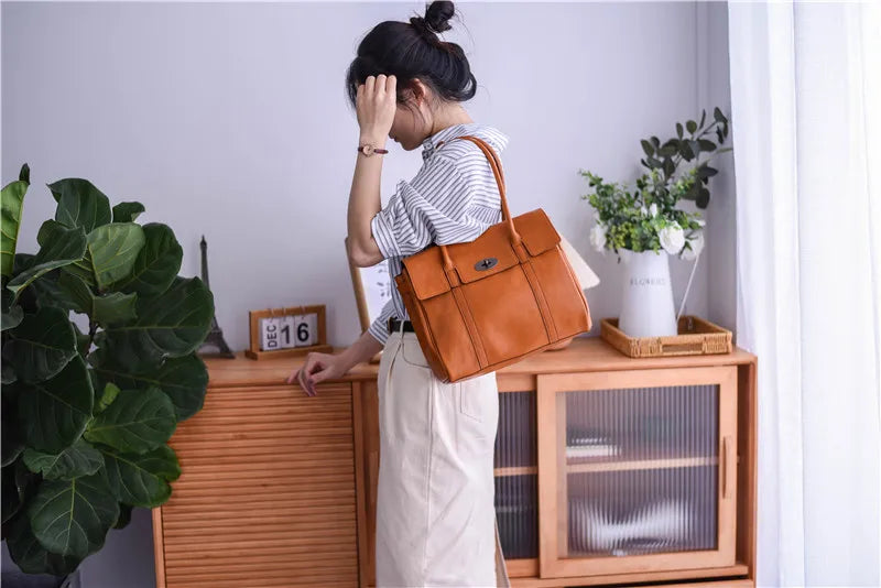 Business Casual Designer Handmade Genuine Leather Women’s Shoulder Bag – Real Cowhide Fashion Handbag for Work, Travel & Everyday Luxury | HollandLuxeGlobal.com Exclusive Collector’s Item