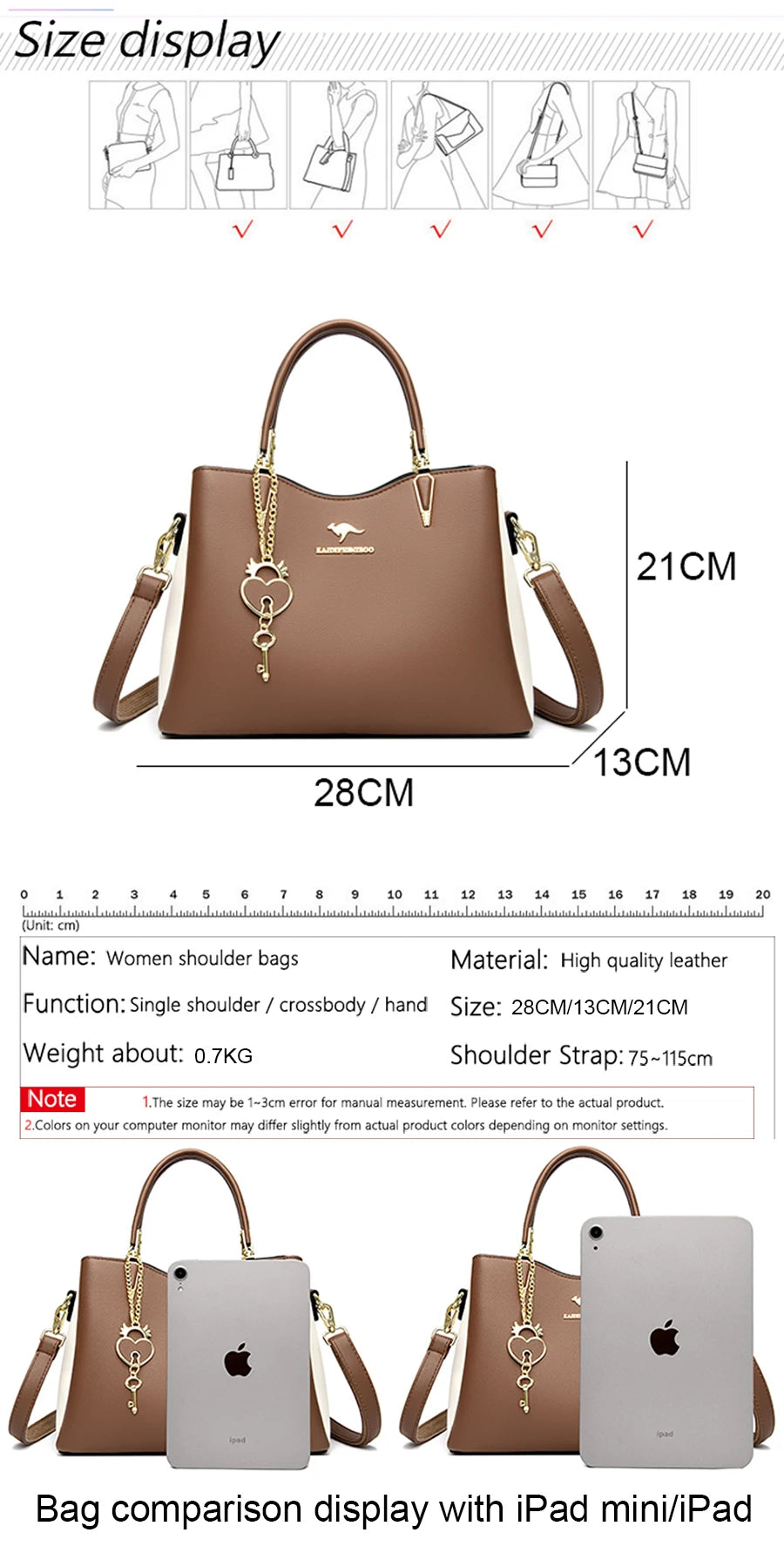 Stay effortlessly elegant with this Ladies Quality Leather Shoulder Bag 2023, a luxury designer tote featuring a large capacity and timeless fashion appeal — perfect for daily or casual use.

hollandluxeglobal.com