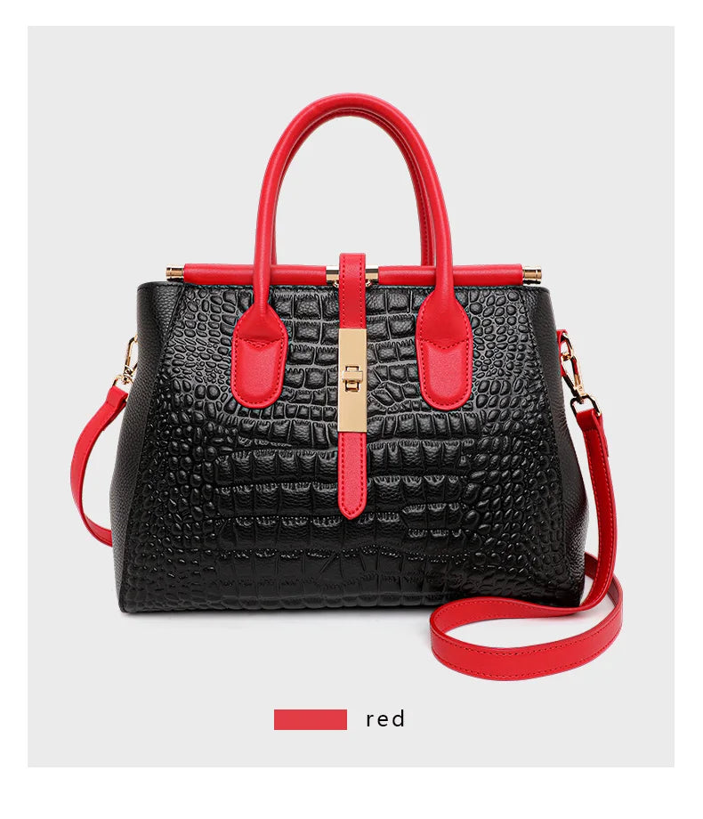 Elevate your everyday look with this New Crocodile Pattern Women’s Handbag, crafted from luxury cowhide leather. Fashionable, trendy, and spacious — the perfect commuter shoulder bag for modern women.

hollandluxeglobal.c