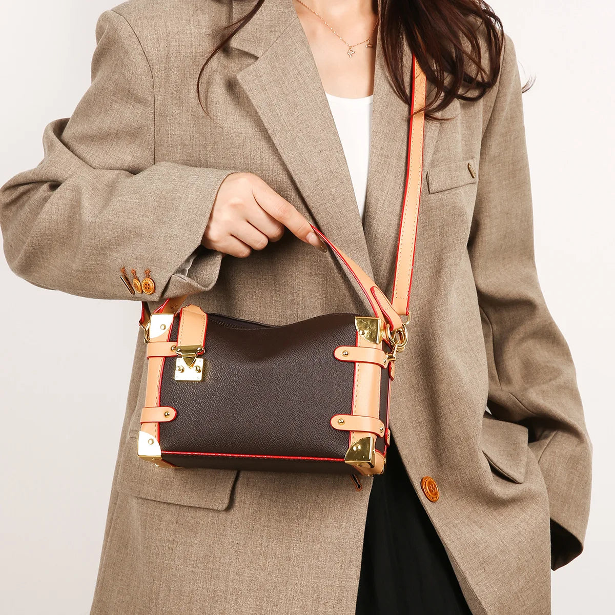 Women’s Luxury Leather Handbag – Designer High Quality Tote Bag, Fashion Shoulder & Crossbody Purse with Top Handle for Elegant Ladies | HollandLuxeGlobal.com Exclusive Collector’s Item