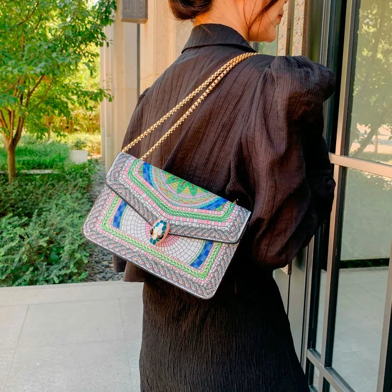 Sophisticated Designer Leather Tote Bag for Women | Luxury Brand Shoulder & Crossbody Handbag | Elegant Ladies Purse of Distinction | HollandLuxeGlobal.com Exclusive Collector’s Item